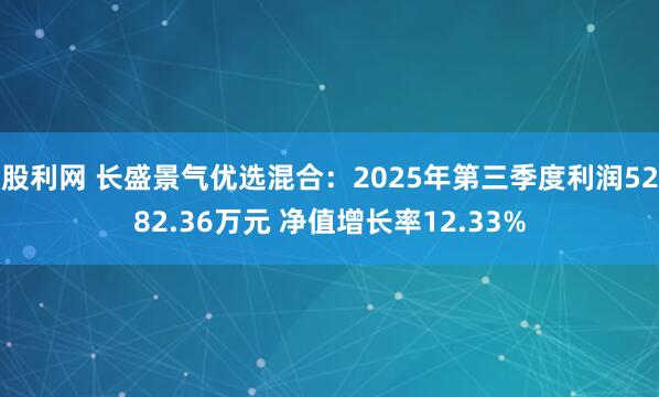 股利网 长盛景气优选混合：2025年第三季度利润5282.36万元 净值增长率12.33%