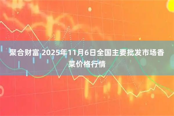 聚合财富 2025年11月6日全国主要批发市场香菜价格行情